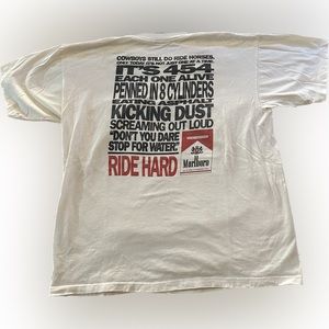 VINTAGE Marlboro country store horsepower t shirt